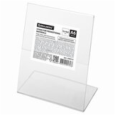 Держатель для ценника настольный (105х150 мм), А6, односторонний BRAUBERG, 290414(мин.заказ от 5шт.)