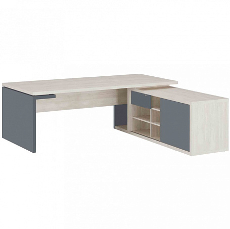 Стол рабочий на опорной креденции правый 107 ZIO285107