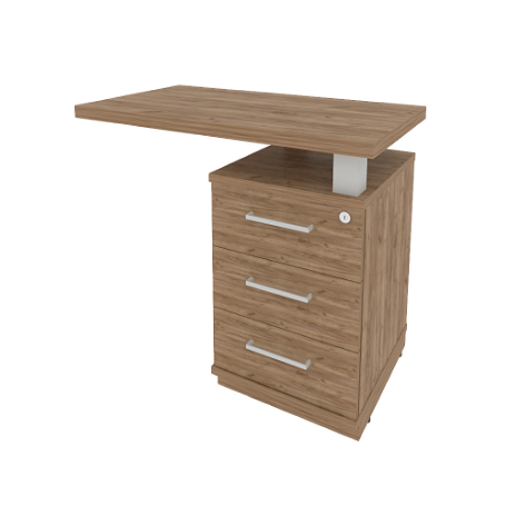 Тумба приставная с топом правая KTP-1 (R)
