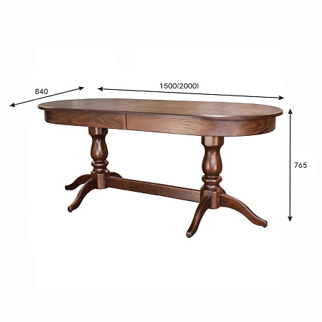 Стол обеденный Тарун 3 раздвижной