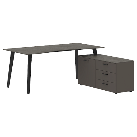 Стол руководителя с сервисной тумбой JCT 1818 (R)