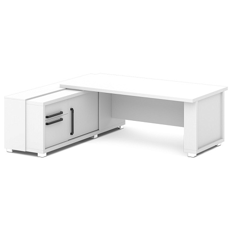 Стол руководителя с греденцией L-217 пр/л