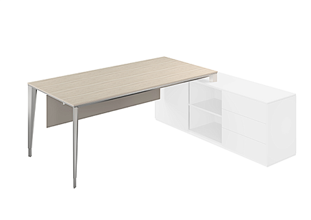 Стол под опорную тумбу NZ-0106.YN.AL