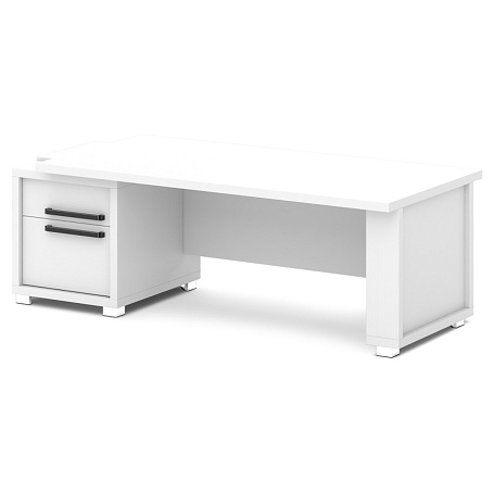 Стол руководителя с одной тумбой L-214 пр/л