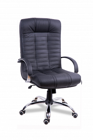 Кресло руководителя Атлант Хром короткий