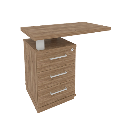 Тумба приставная с топом левая KTP-1 (L)