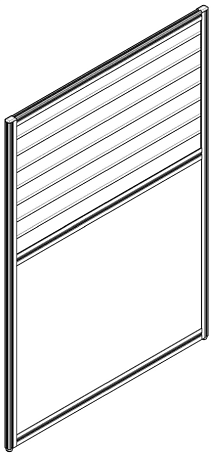 Перегородка комбинированная RP130SG120