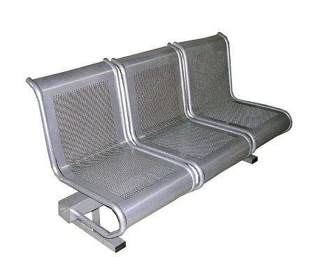 Многоместная секция Селена Экстра 4 с подлокотниками