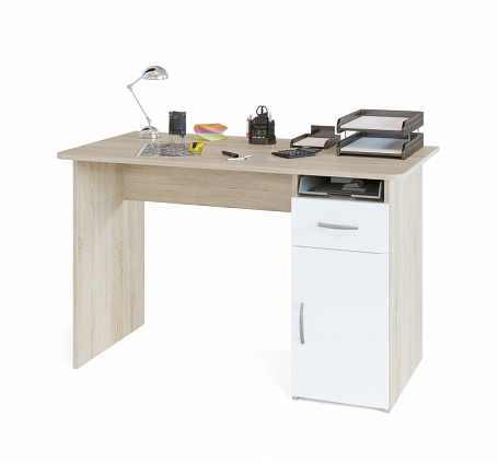 Стол письменный со встроенной тумбой СПМ-03.1 Стол письменный со встроенной тумбой СПМ-03.1