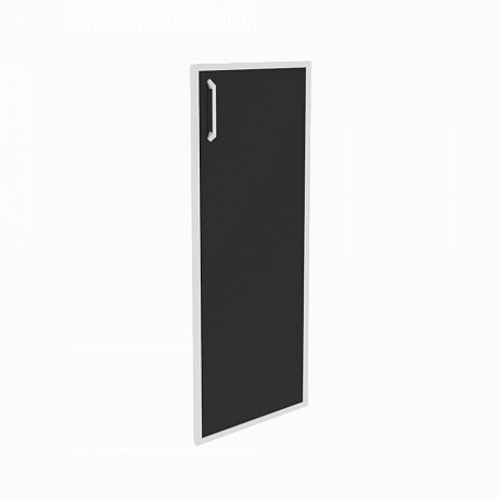 Дверь стекло в раме средняя правая O.SR-2(R) black