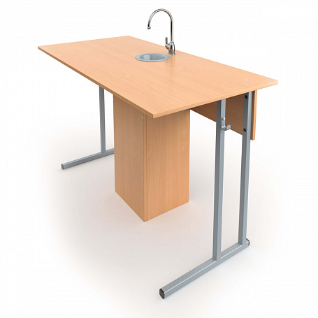 Стол ученический лабораторный с сантехникой "Стандарт"