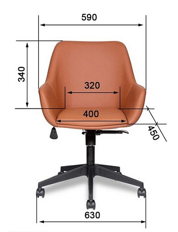 Кресло офисное МГ-24 В ПАУК