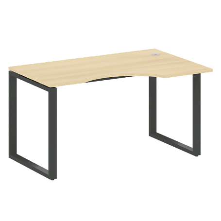 Стол криволинейный правый на О-образном м/к БО.СА-2 (R)