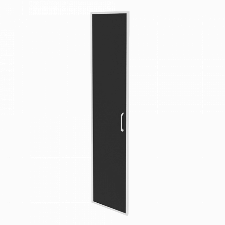 Дверь стекло в раме высокая левая O.SR-1(L) black