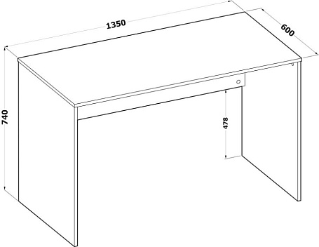 Стол письменный СПМ-352