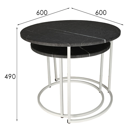 Стол журнальный МеталлАрт М001