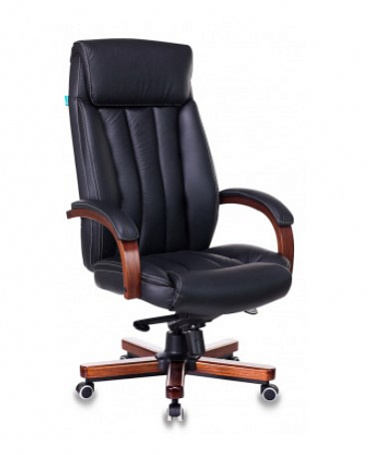 Кресло руководителя Бюрократ T-9922 WALNUT