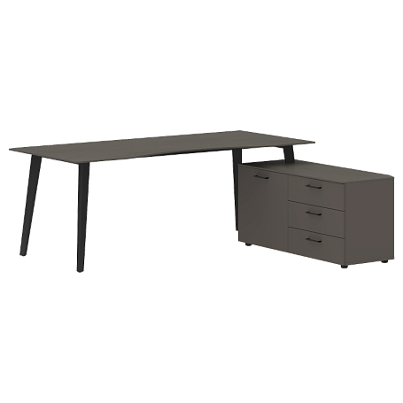 Стол руководителя с сервисной тумбой JCT 2018 (R)