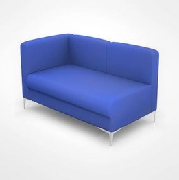 Двухместный диван угловой M6-2DL (2DR)